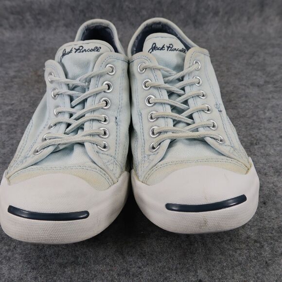 Converse Shoes Womens 9 Sneakers Jack Purcell Ox Classic Canvas Retro Blue Low - Picture 14 of 14